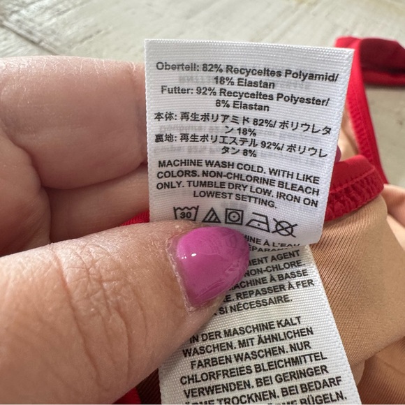 J.Crew DD Halter Tie Back Bikini Top NWT size Small in Venetian Red‎ Swimsuit - Picture 7 of 12